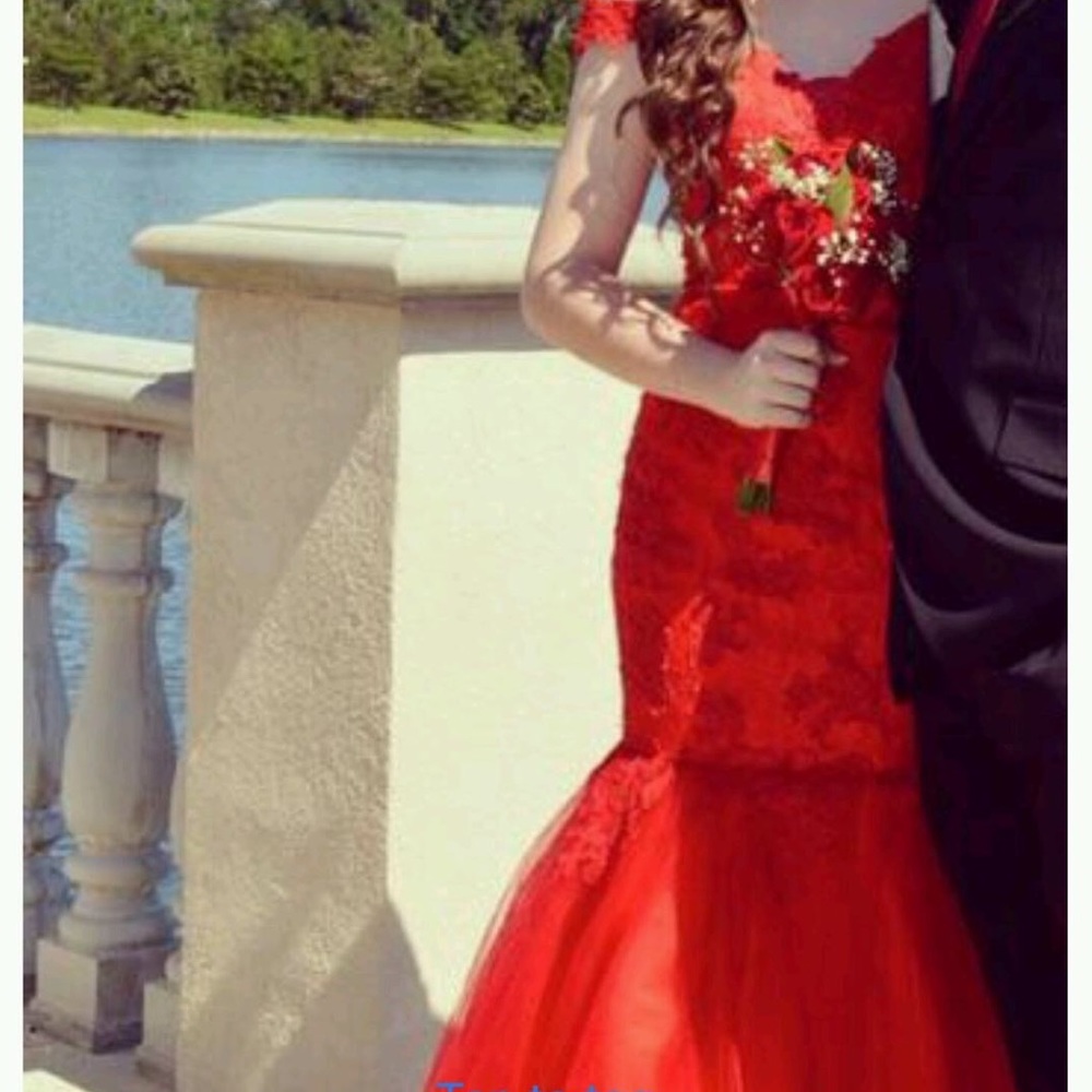 Custom Rachel Allan formal/ prom dress